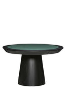 Mesa de Jogos Oca com tampo reversível e quadro com gavetas escondidas. Ideal para ser utilizada como mesa de jantar ou mesa de jogos, oferecendo praticidade e sofisticação. Dimensões: Altura: 79 cm | Diâmetro: 130 cm. Acompanha uma unidade.