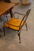 Poltrona Brumado com estrutura de ferro resistente e detalhes em madeira de pinus de alta qualidade. Ideal para ambientes modernos e elegantes, tanto internos quanto externos cobertos. Dimensões: Altura: 95 cm | Comprimento: 65 cm | Largura: 62 cm. Acompanha uma unidade. Outros itens mostrados na fotografia não estão incluídos.